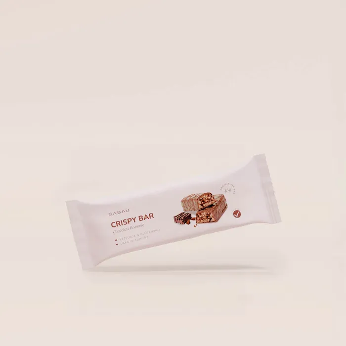 A Crispy Bar in chocolate brownie